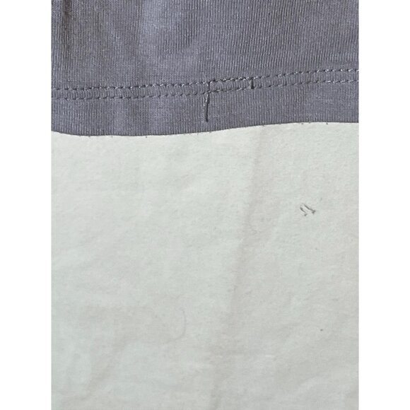 Energie short sleeve shirt lace ruffle arm gray polyester blend extra small READ - Picture 4 of 10